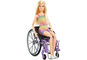 Barbie HJT13 Fashionistas Puppe Nr. 194 im Rollstuhl mit Rampe