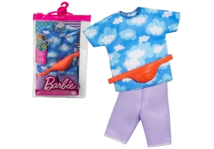 Barbie HBV41 Kleidung Ken-Outfit mit Wolken-Shirt