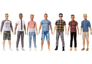Barbie DWK44 Fashionistas Puppe Ken, verschiedene Looks, sortiert