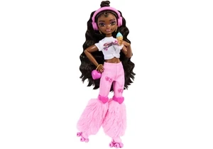 Barbie JFX97 Dream Besties Barbie Brooklyn“ Rollschuh-Modepuppe Mit 9 Zubehörteilen Zum Thema Musik Und Video