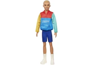 Barbie GRB88 Fashionistas Puppe Ken in Blockfarben Jacke