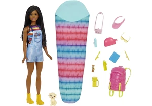 Barbie HDF74 Abenteuer zu zweit Spielset Brooklyn beim Camping