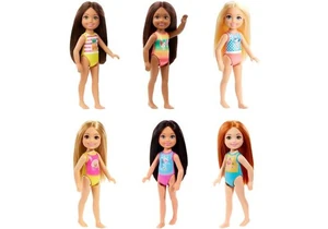 Barbie GLN73 Chelsea Puppe Strandlook, sortiert