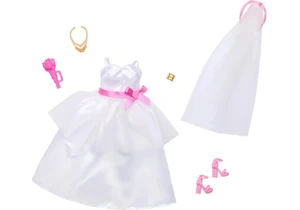Barbie HWV76 Kleidung Braut-Outfit