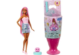 Barbie JFY62 Pop Reveal Puppe Barbie Treat-Serie Set Aus Puppe Und Zubehör, Sweet Swirl Modepuppe Mit Haustier