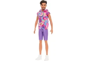 Barbie HRH26 Fashionistas Puppe Ken Brünett Im Totally Hair Look