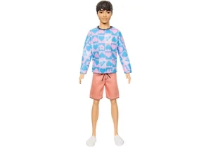 Barbie HRH24 Fashionistas Puppe Ken Nr. 219 Mit Schlankem Körper Und Abnehmbarem Outfit