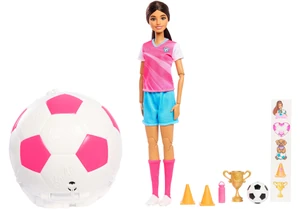 Barbie JMK20 Karriere Puppe Roll & Reveal – Fußballspielerin