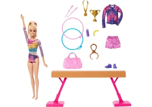Barbie HRG52 Karriere Spielset Turnerin mit Schwebebalken