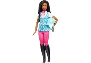 Barbie HXJ39 Barbie Mysteries: Das Geheimnisvolle Pferdeabenteuer Puppe Barbie Brooklyn Mit Reitkleidung Und Zubehör