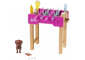 Barbie GRG77 Zubehör Tischfußball mit Haustier