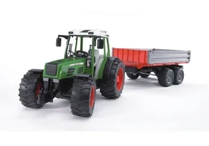 Bruder 2104 Fendt 209 S mit Bordwandanhänger
