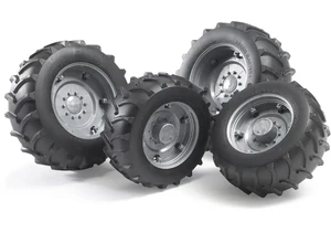 Bruder 2316 Zubehör Zwillingsbereifung mit silberne Felgen