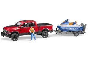 Bruder 2503 Ram 2500 Power Wagon mit Anhänger