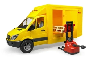 Bruder 2534 Mercedes-Benz Sprinter DHL und Handhubwagen