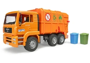 Bruder 2760 MAN TGA Müll LKW orange