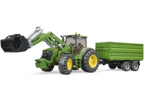 Bruder 3055 John Deere 7930 mit Frontlader und Anhänger