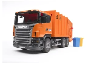 Bruder 3560 Scania R-Serie Müll-LKW orange