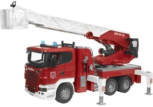 Bruder 3590 Scania Feuerwehrleiterwagen mit Licht und Sound Module