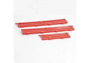 Bruder 43765 Ersatzteile Bordwände rot für Kipp LKW