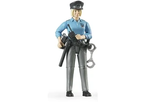 Bruder 60430 bworld Polizistin mit hellem Hauttyp und Zubehör