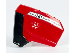 Bruder 41053 Ersatzteile Seitenklappe links für Massey Ferguson Rundballenpresse RB 4180V