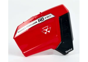 Bruder 41055 Ersatzteile Seitenklappe rechts für Massey Ferguson Rundballenpresse RB 4180V