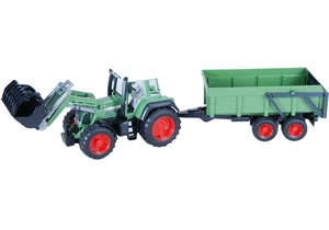 Bruder 1169 Fendt Favorit 926 Vario mit Frontlader und Wannenkippanhänger