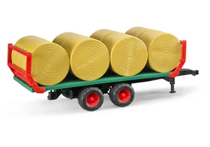 Bruder 2220 Ballentransportanhänger mit 8 Rundballen