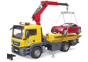 Bruder 3750 MAN TGS Abschlepp-LKW mit Roadster und Light & Sound Modul