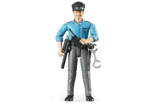 Bruder 60050 Polizist mit hellem Hauttyp und Zubehör