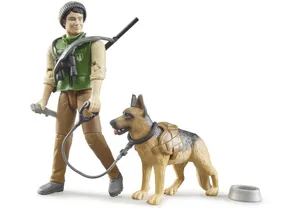 Bruder 62660 bworld Förster mit Hund und Ausrüstung