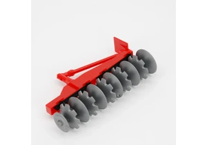 Bruder 42240 Ersatzteile Scheibenarm links vorne für Kuhn Scheibenegge