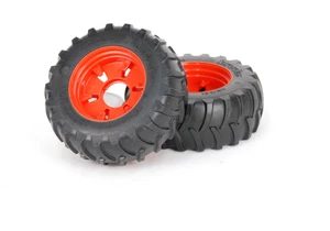 Bruder 44140 Ersatzteile Vorderräder für Claas Jaguar 980