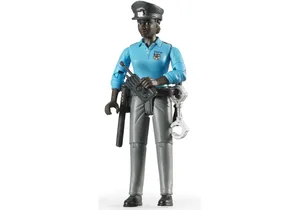 Bruder 60431 Polizistin mit dunklem Hauttyp und Zubehör