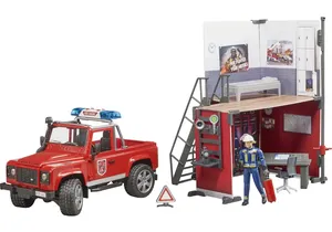 Bruder 62701 bworld Feuerwache, Land Rover und Figur