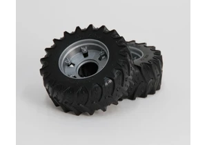 Bruder 43191 Ersatzteile Vorderräder links u. rechts Case Optum 300 CVX