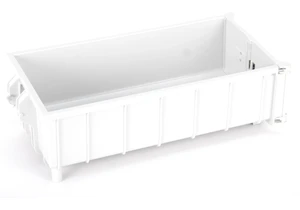 Bruder 43622 Ersatzteile Abrollcontainer weiß