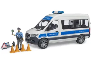 Bruder 2683 MB Sprinter Polizei Einsatzfahrzeug mit Light & Sound Modul