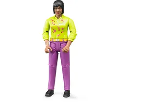 Bruder 60403 Frau mit mittlerem Hauttyp und lila Hose