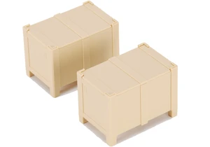 Bruder 42414 Ersatzteile Box mit Deckel 2 Stück