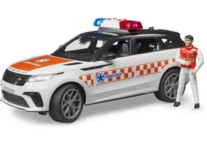 Bruder 2885 Range Rover Velar Notarztfahrzeug mit Fahrer