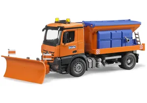 Bruder 3685 Mercedes-Benz Arocs Winterdienst mit Räumschild
