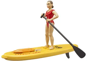 Bruder 62785 bworld Life Guard mit Stand up Paddle