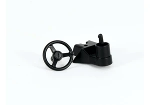 Bruder 41515 Ersatzteile Aufhängung und Lenkrad für Gabelstapler