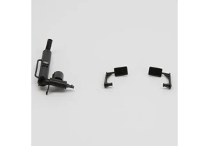 Bruder 43055 Ersatzteile Auspuff und Spiegel für John Deere