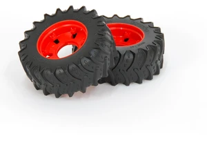 Bruder 43305 Ersatzteile Vorderräder für Claas Axion Traktoren