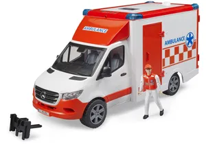 Bruder 2676 MB Sprinter Ambulanz mit Fahrer
