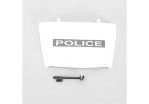 Bruder 42506 Ersatzteile Motorhaube mit Stütze für Polizei Jeep Wrangler Rubicon