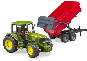 Bruder 2057 John Deere 6920 mit Wannenkippanhänger